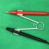 PLAで出力し、テスタープローブを装着した状態