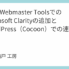 Bing Webmaster ToolsでのMicrosoft Clarityの追加とWordPress（Cocoon）での連携方法